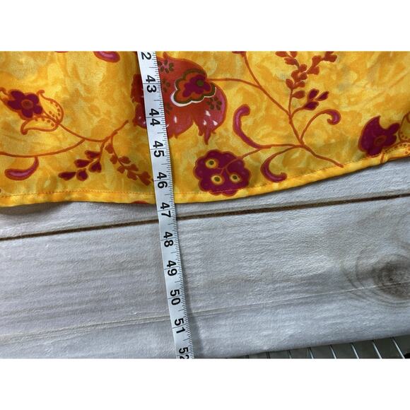 Vintage Y2K Rabbit Rabbit Rabbit Dress 16 M Floral Midi Artsy Layered Look NWT - Picture 9 of 11